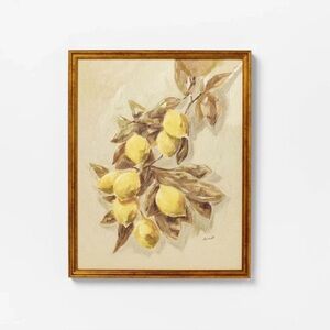 Lemons Vintage Style Framed Wall Art.